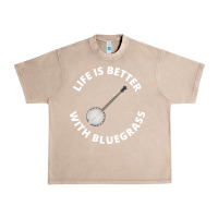 French Oak Banjo Bluegrass Music Traditional Musician Funny Gift Urban Heavy Tee - artisFamous