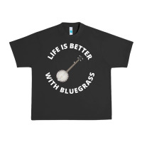 Pigment Black Banjo Bluegrass Music Traditional Musician Funny Gift Urban Heavy Tee - artisFamous