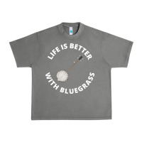 Banjo Bluegrass Music Traditional Musician Funny Gift Urban Heavy Tee | Teevron