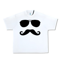 Moustache And Sunglasses Urban Heavy Tee | Teevron