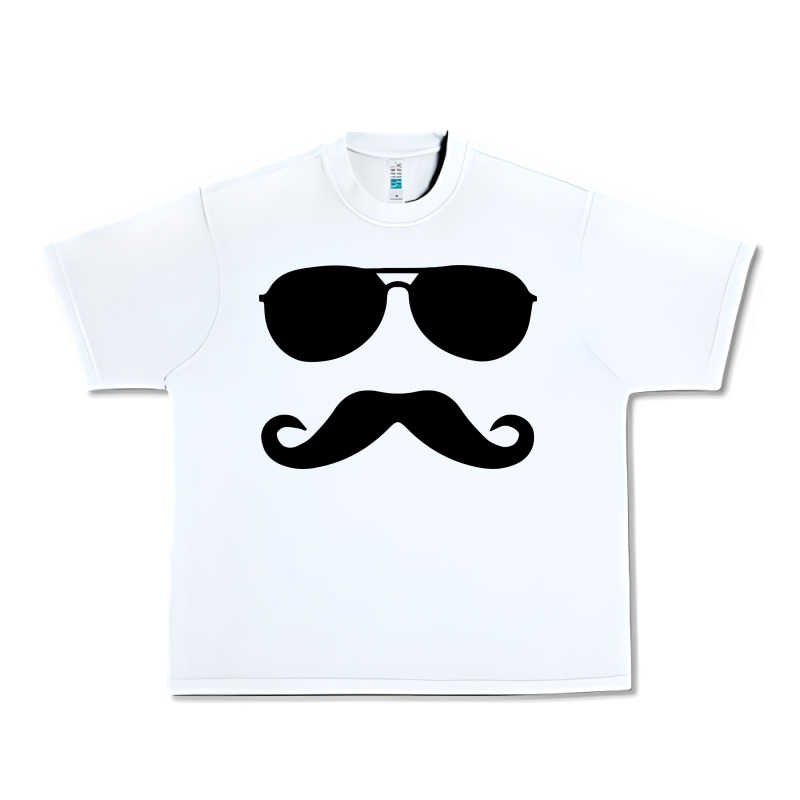 Moustache And Sunglasses Urban Heavy Tee by artisFamous | Teevron