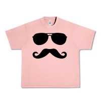 Salmon moustache and sunglasses Urban Heavy Tee - artisFamous