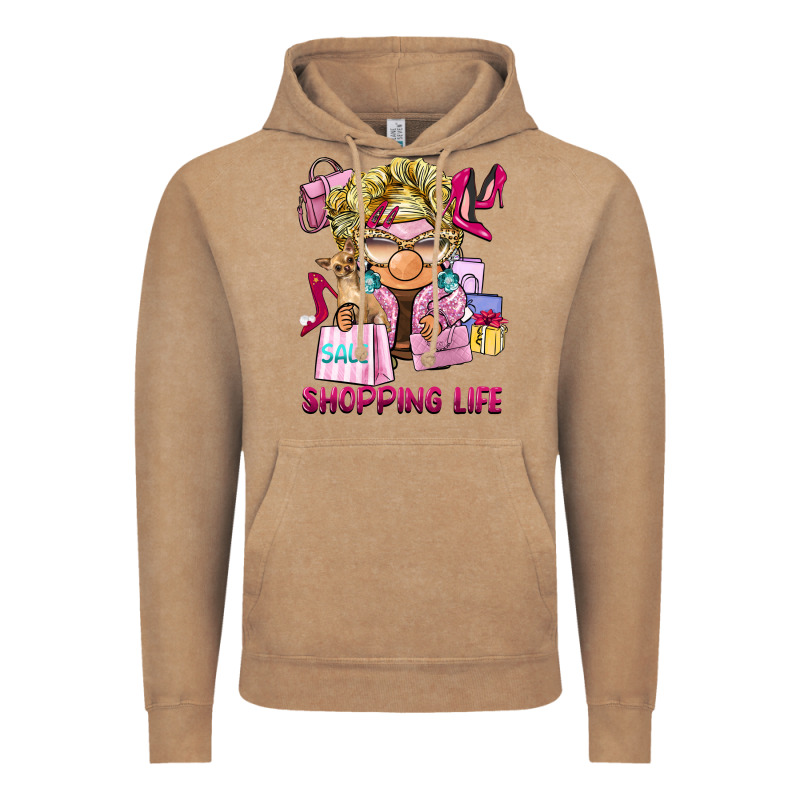 Shopping Life  Gnome Vintage Hoodie by BarkalooDesign | Teevron