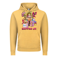 Vintage Mustard shopping life  gnome Vintage Hoodie - BarkalooDesign
