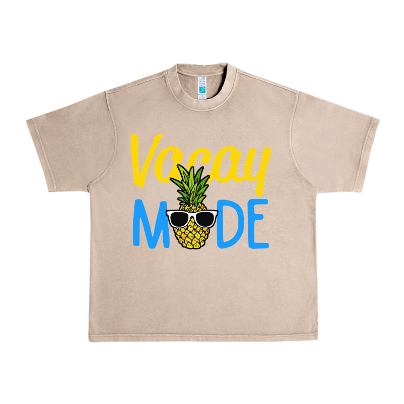 Vacay Mode Shirt Pineapple Urban Heavy Tee by artisFamous | Teevron