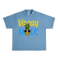 Pebble Blue vacay mode shirt pineapple Urban Heavy Tee - artisFamous