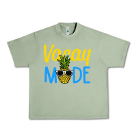 Oil Green vacay mode shirt pineapple Urban Heavy Tee - artisFamous