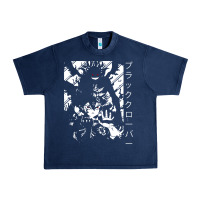 Navy vintage japanese anime Urban Heavy Tee - artisFamous