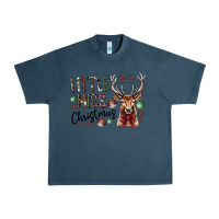Midnight Navy little miss christmas Urban Heavy Tee - CowhideDigitalArt