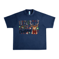 Navy little miss christmas Urban Heavy Tee - CowhideDigitalArt