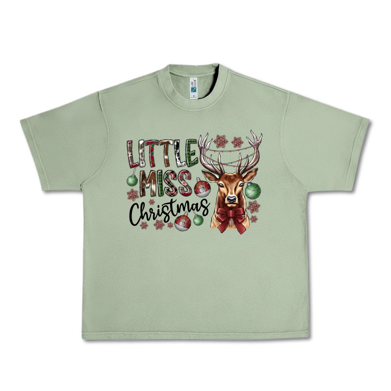 Little Miss Christmas Urban Heavy Tee by CowhideDigitalArt | Teevron