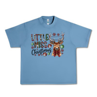 Pebble Blue little miss christmas Urban Heavy Tee - CowhideDigitalArt