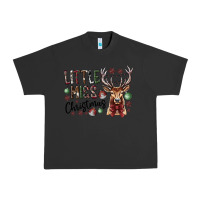 Pigment Black little miss christmas Urban Heavy Tee - CowhideDigitalArt