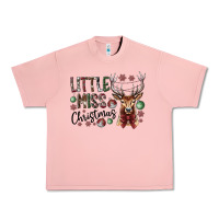 Salmon little miss christmas Urban Heavy Tee - CowhideDigitalArt