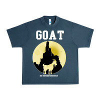 Midnight Navy big thunder mountain goat Urban Heavy Tee - artisFamous
