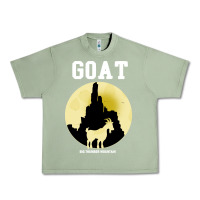 Oil Green big thunder mountain goat Urban Heavy Tee - artisFamous