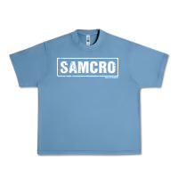 Pebble Blue samcro Urban Heavy Tee - artisFamous