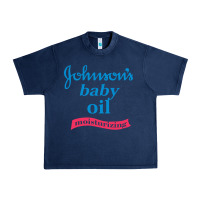 Navy johnson's baby oil Urban Heavy Tee - artisFamous