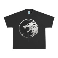 Pigment Black Witcher Wolf Urban Heavy Tee - artisFamous
