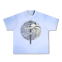 Grape Ice Witcher Wolf Urban Heavy Tee - artisFamous