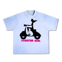 Grape Ice scooter girl Urban Heavy Tee - artisFamous