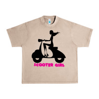 French Oak scooter girl Urban Heavy Tee - artisFamous