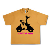 Peanut Butter scooter girl Urban Heavy Tee - artisFamous