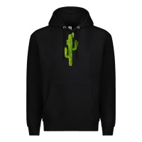 Black cactus Premium Hoodie - BarkalooDesign