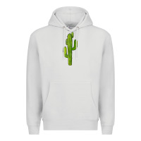 Dove Grey cactus Premium Hoodie - BarkalooDesign