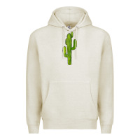 Oatmeal Heather cactus Premium Hoodie - BarkalooDesign