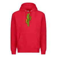 Red cactus Premium Hoodie - BarkalooDesign