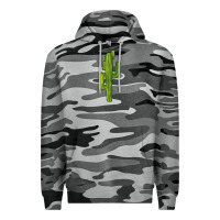 Slate Camo cactus Premium Hoodie - BarkalooDesign