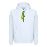 White cactus Premium Hoodie - BarkalooDesign
