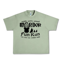 Oil Green mordor fun run Urban Heavy Tee - artisFamous