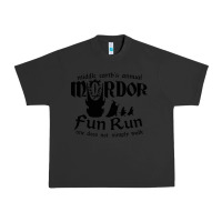Pigment Black mordor fun run Urban Heavy Tee - artisFamous