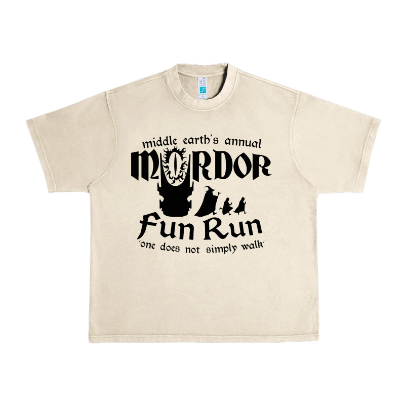 Mordor Fun Run Urban Heavy Tee by artisFamous | Teevron