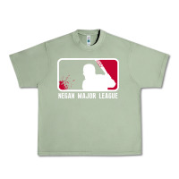 Oil Green negan major league Urban Heavy Tee - artisFamous