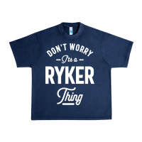 Navy Ryker Personalized Name Birthday Gift Urban Heavy Tee - artisFamous