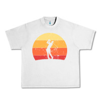 Lunar Rock Vintage Retro Golf | Golfers Urban Heavy Tee - artisFamous