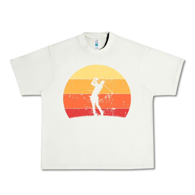 Vintage Retro Golf | Golfers Urban Heavy Tee by artisFamous | Teevron
