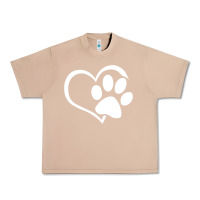 Burro dog dad mom puppy shirt love dogs paw print heart women men  shirt Urban Heavy Tee - artisFamous