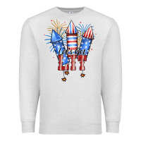 Oatmeal Heather Let's Get Lit Premium Sweatshirt - RanaPortraitStore