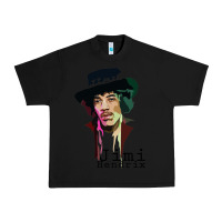 Black jimi hendrix Urban Heavy Tee - artisFamous
