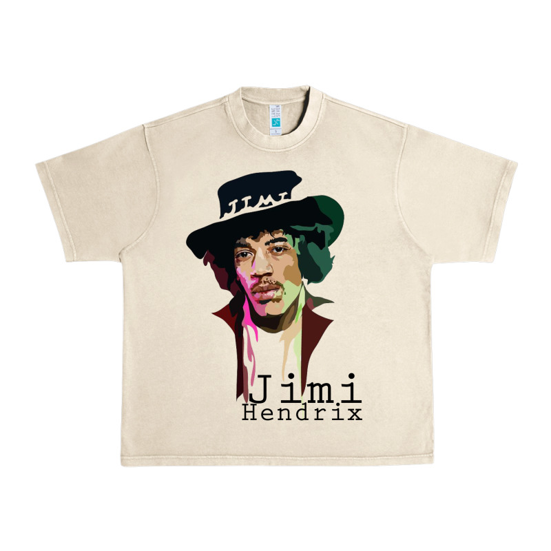 Jimi Hendrix Urban Heavy Tee by artisFamous | Teevron