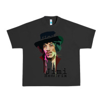 Pigment Black jimi hendrix Urban Heavy Tee - artisFamous