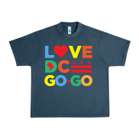 Midnight Navy love dc gogo Urban Heavy Tee - artisFamous
