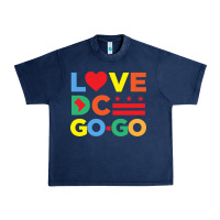 Navy love dc gogo Urban Heavy Tee - artisFamous
