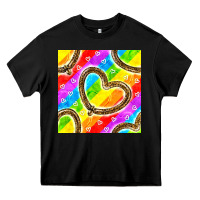 Black Pride lgbtq leopard heart balloons pattern Heavy Core Tee - BundleAndBundleShop