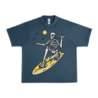 Midnight Navy Surfing Urban Heavy Tee - artisFamous