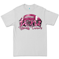 Dove Grey Tickle Breast Cancer Football Premium Tee - FaDigitalArtStudio